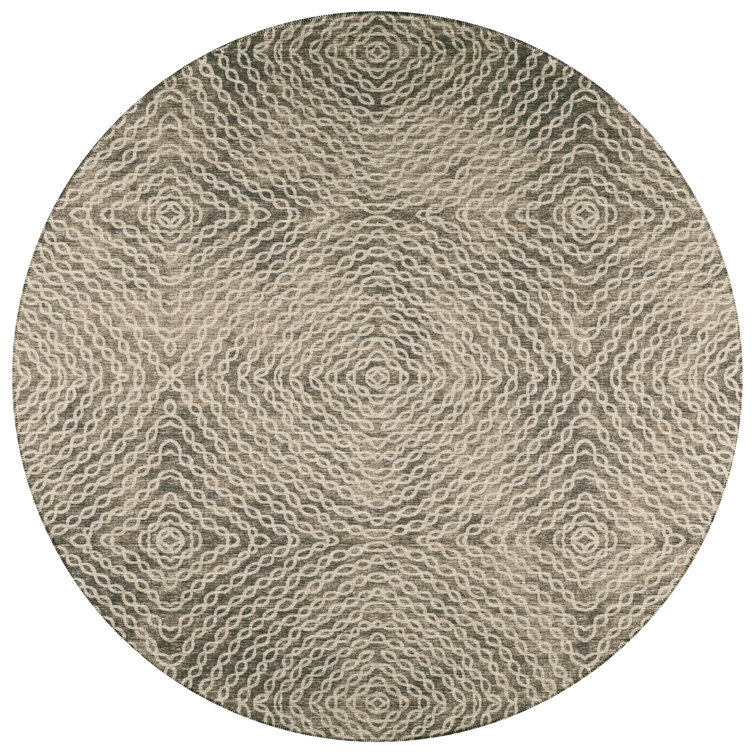 Apollus Chenille Washable Oriental Indoor / Outdoor Rug