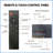 Electric Fireplace Insert 33 Inch, Western Modern Touch Panel with Crackling Sound &amp; Fixed Trim Kit | Insert | Tempered Glass+Sheet Metal-443626011