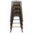 Backless Metal Indoor-Outdoor Stool w/Square Seat-1469117998-1423602770-1442593251