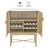 Sameya Marble Top Wine Cabinet-110612506