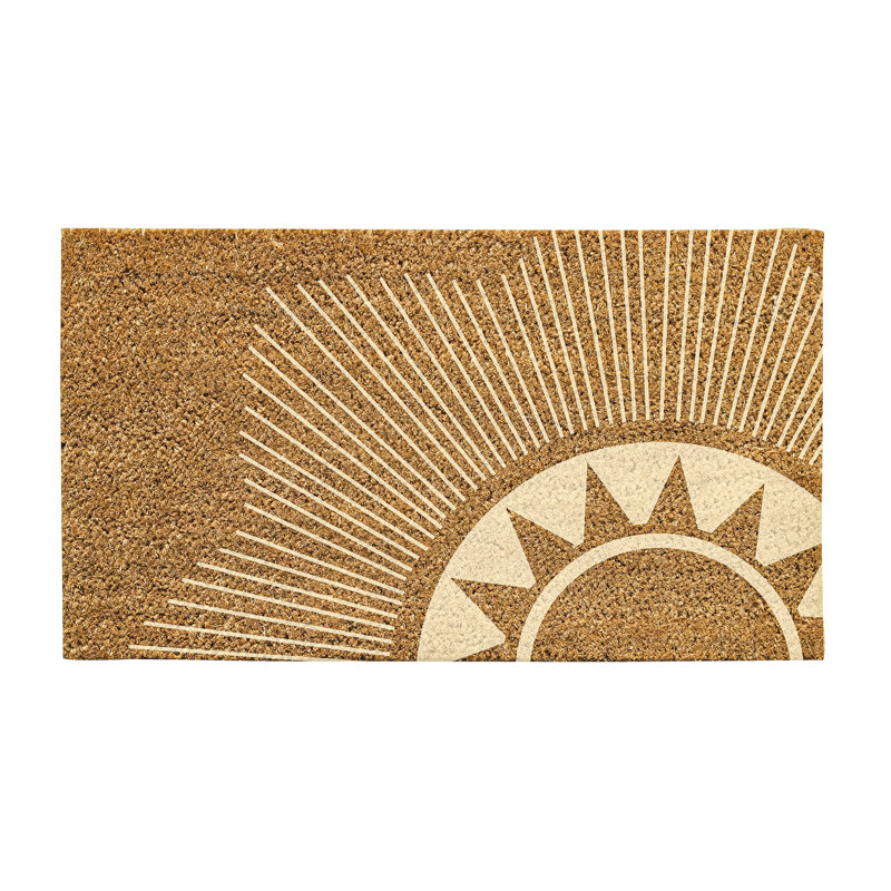 Tapis de sol géométrique, L 30 po x H 18 po