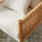 Boho Rattan Accent Chair with Lumbar Pillow-358418491