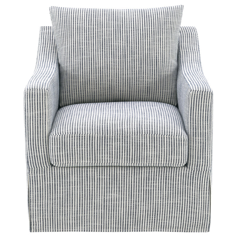 Lyons Swivel Accent Chair, Gray