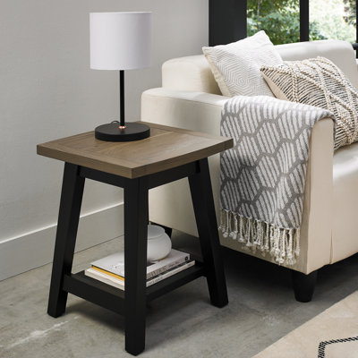 Roquefort Solid Wood End Table