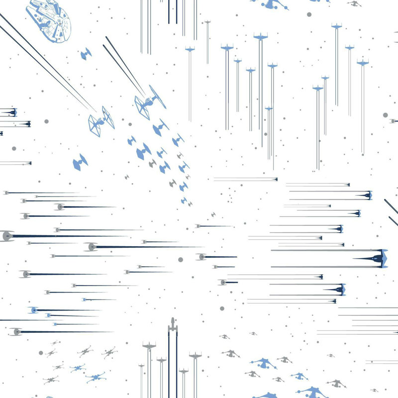STAR WARS: GALACTIC BATTLES PEEL & STICK WALLPAPER PEEL & STICK WALLPAPER