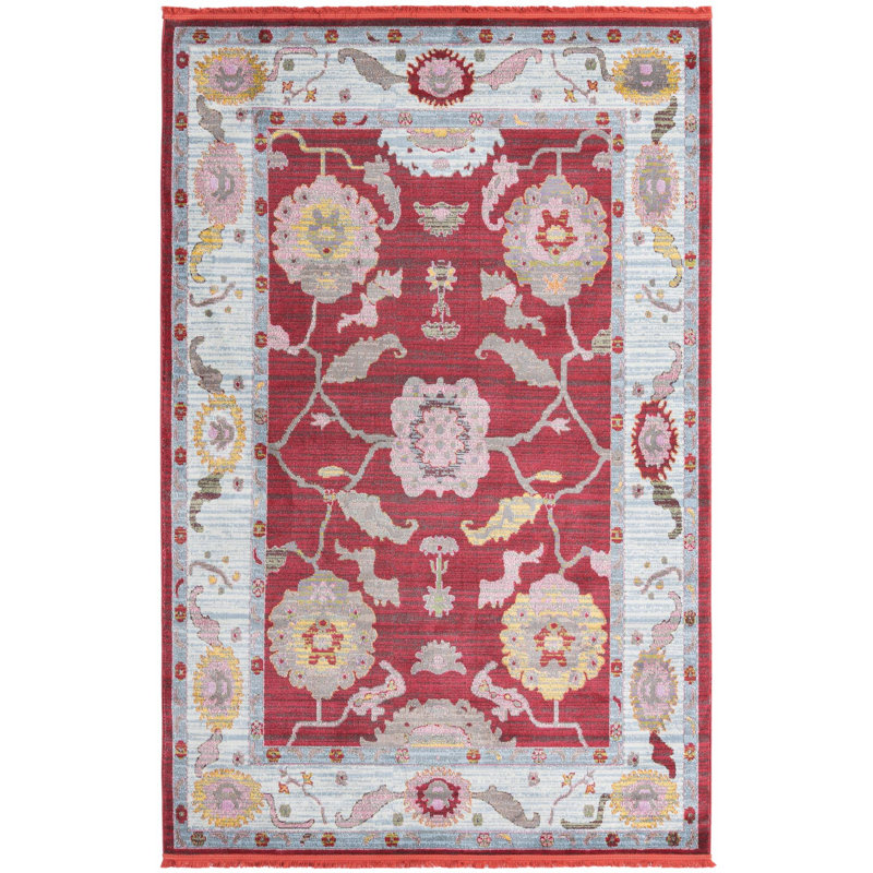 Ikat Indoor Rug, Rectangle 6' x 9'