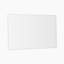 Miroir de salle de bain rectangulaire surdimensionné de 60 po x 40 po avec cadre argenté-863597489
