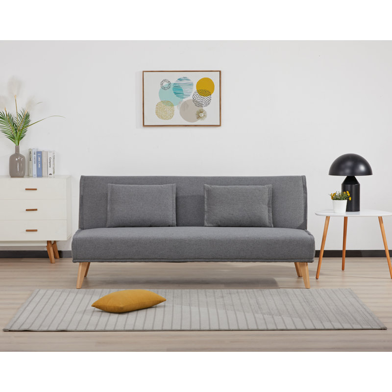 Shaun 3 Seater Armless Sofa Bed