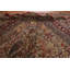 Tapis antique de style persan Lavar pré-1900 antique noué à la main 14 x 16 Kerman