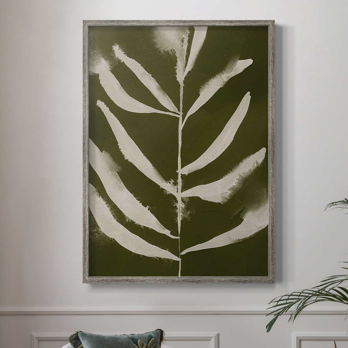 Winston Porter Organic Bloom II Framed Print - Solid Wood | Wayfair