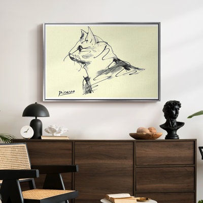 Chat (Le Chat), c. 1960 - Pablo Picasso, toile tendue avec châssis