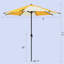 Parasol de marché à manivelle Lyon-169567986-176152204