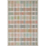 Chanan Farmhouse Plaid Machine Washable Rug