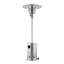 Propane Patio Heater 50000BTU Tall Hammered w/Round Table Outdoor Silver