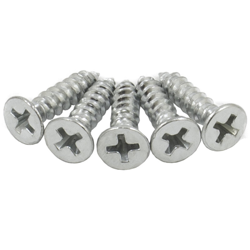 Vis de charnière de porte, # 9 X 3/4 ", paquet de 800, quincaillerie chrome satiné par Stone Harbor