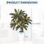 Faux arbre artificiel d'intérieur Dracaena