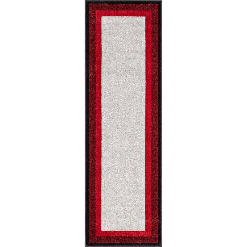 Astrid Geometric Synthetic Area Rug, Runner 67 x 220 cm