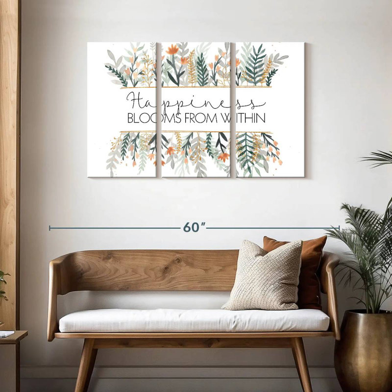 Tergel Spring Blooms III, 28" H x 45" W