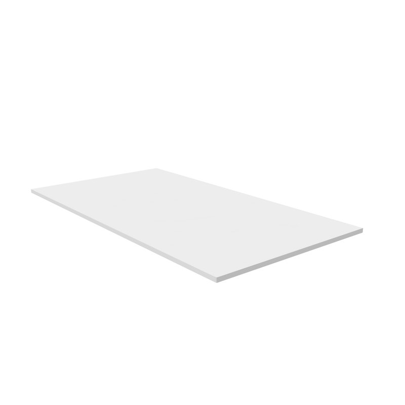 Comptoir à surface solide de 36 po de largeur Morden - blanc, Blanc