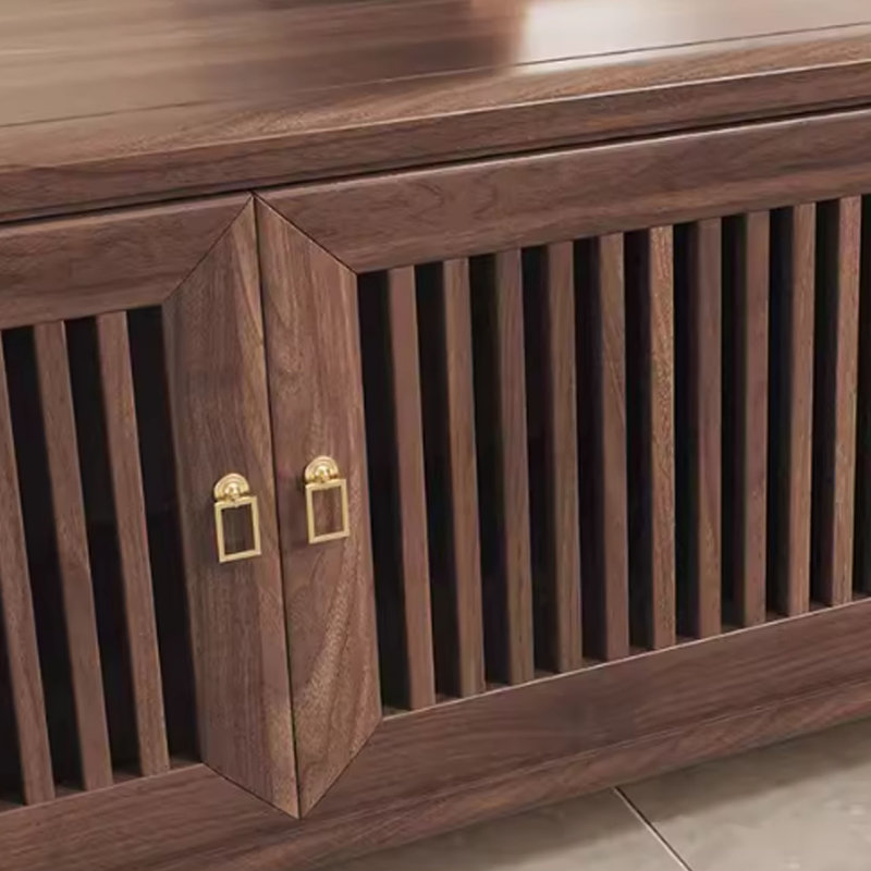 Meuble télé multi-fonctions en teck