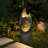 37'' Modern Outdoor Floor Fountain with LED Lights