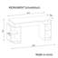 153.6cm Rectangle Writing Desk-25305482