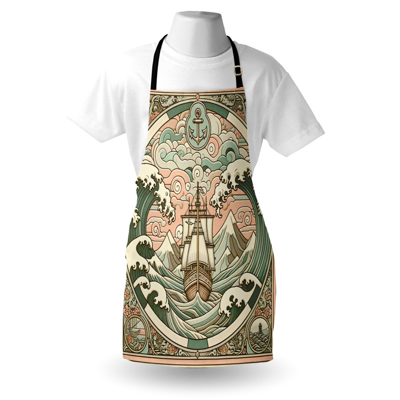 No Pattern Bib Apron