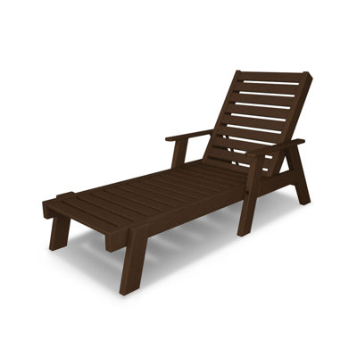 POLYWOOD® Captain 28" Patio Chaise Lounge