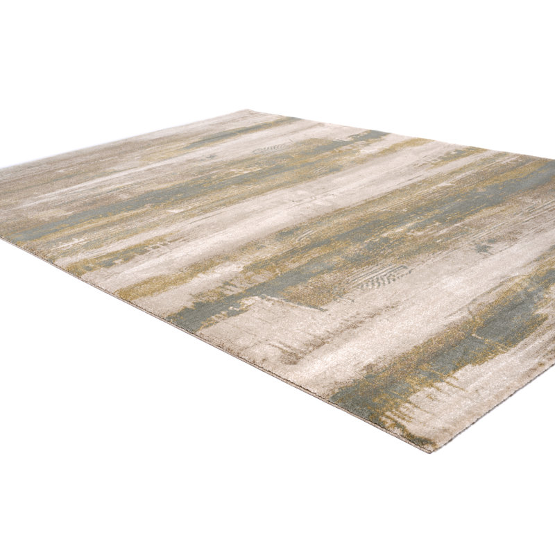 Hawthorne - Landmark - Lt. Beige / bleu sarcelle, Rectangle 6 pi 7 po x 9 pi 6 po