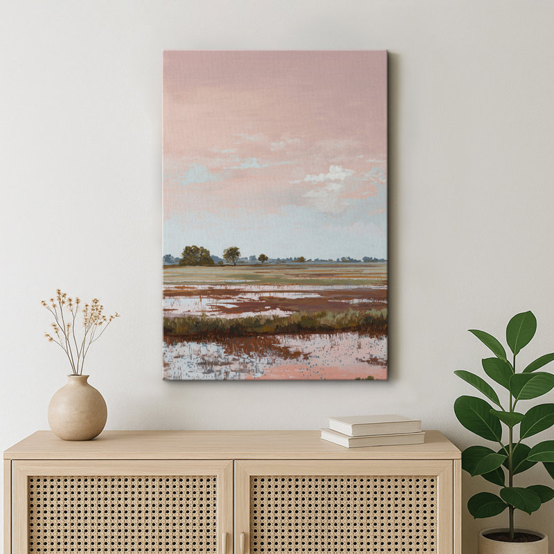«Rolling Hills Landscape», chambre à coucher, impression sur toile encadrée, impression sur toile, Toile tendue
