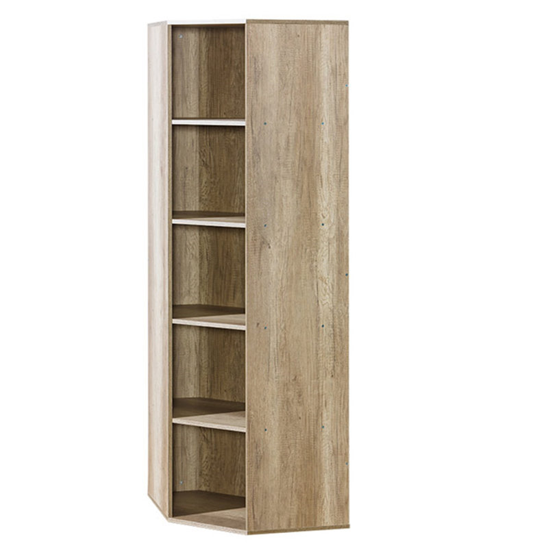 Sheba 190cm H x 63.5cm W Corner Bookcase