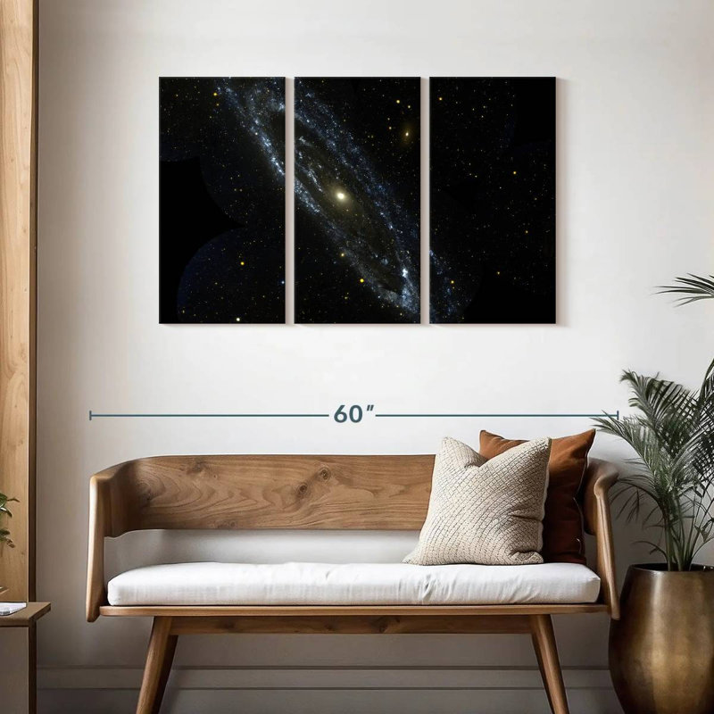 Oberle Andromeda Galaxy, 28" H x 45" W