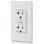 Leviton SmartlockPro 20 Amp 125 Volt Duplex Watthite GFCI Outlet 5-20R 1 Pack