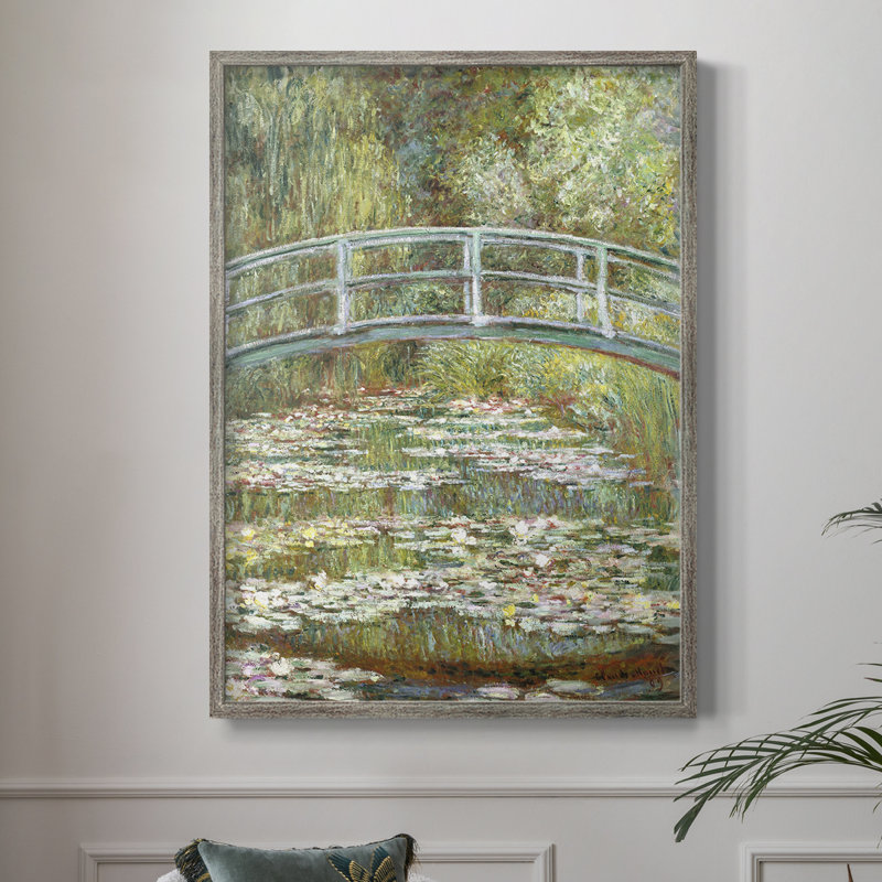 «Vintage Landscape XLV», reproduction encadrée - bois massif