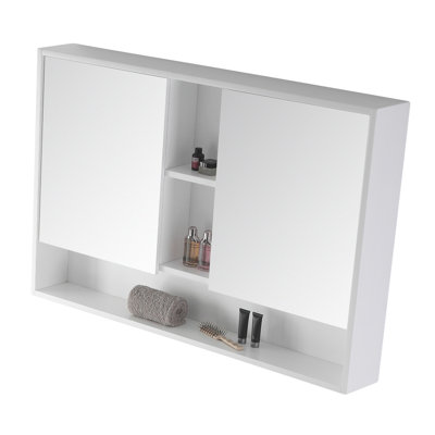 Armoire à pharmacie avec portes et 2 tablettes Maisie