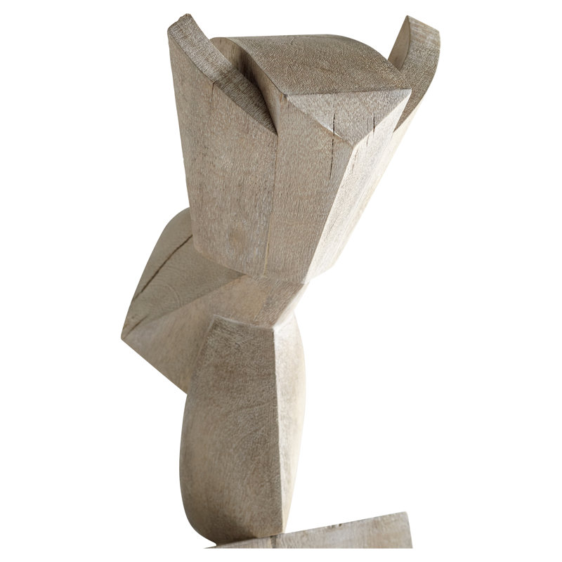 Handmade Abstract and Sport Figurine / Sculpture Decorative Object, 40" H x 14" W x 13.5" D
