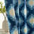 Liam Ogee Ikatt Damask Patterned Window Grommet Curtains Bedroom - Light Blocking Darkening Window Panels, Set of 2 -864723174-864723170