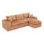Canapé modulaire moderne de 107 po avec méridienne réversible Boucle-675124716