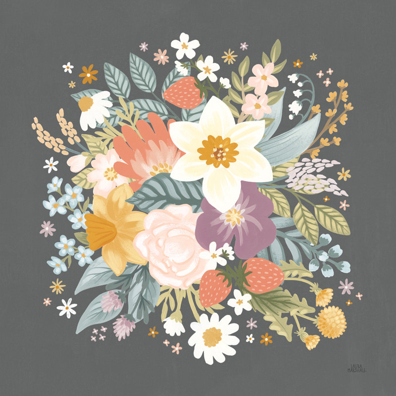 Spring Garden VII by Laura Marshall - Wrapped Canvas Print, 91cm H x 91cm W