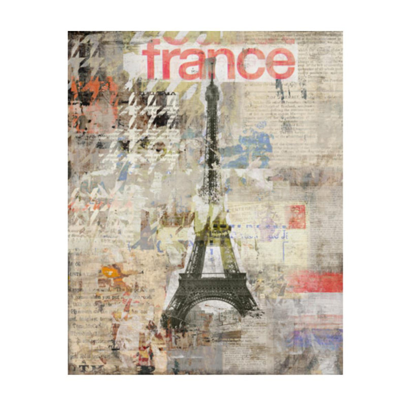 Fabriqué en France par Chelsea Art Studio - impression, H 38 po x l 30 po x P 1,5 po, Extérieur