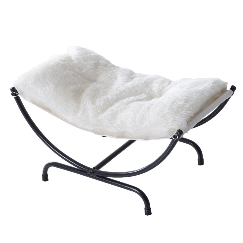 Lit pour animaux avec cadre en acier trampoline toile cover