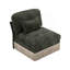 Fauteuil d'appoint sans accoudoirs avec 1 coussin