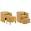 Fauteuil Lane Accent avec pouf de rangement (lot de 2)-593554710