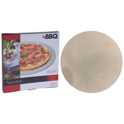 Pizzastein ProGarden für Grill 30 cm Cremeweiß
