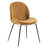 Scoop Black Powder Coated Steel Leg Performance Velvet Dining Chairs