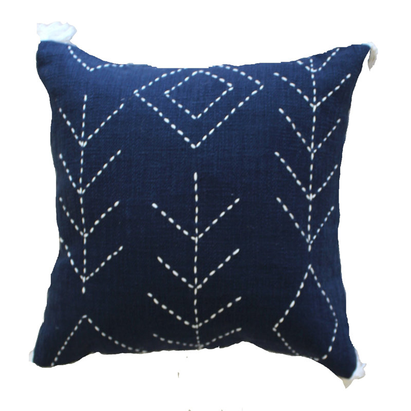 Housse de coussin Designer Kantha