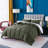 All Season Down Alternative Quilted Comforter Set-Soft Microfiber Seersucker Bedding Set Textured-74498049-74498050