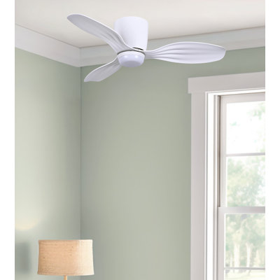 Ventiara 36" Led Flush Mount Indoor/outdoor Ceiling Fan