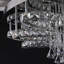 Golu 40inches Big Flower Plafonnier en cristal pour salon Lustres en cristal à intensité variable 3000-6000K