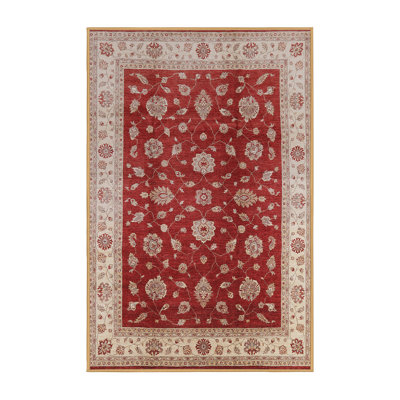 Tapis beige / rouge Swavi